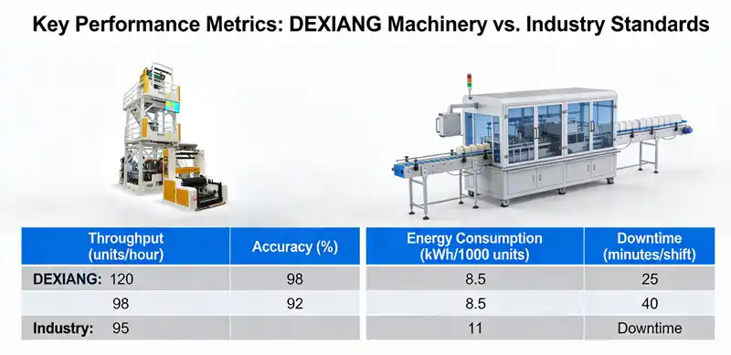 Performance comparison of DEXIANG Machinery vs. industry standards